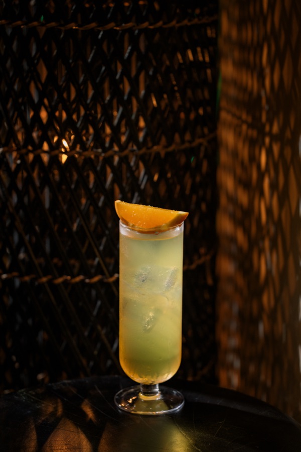 Handcrafted tropical cocktail at Té Kila